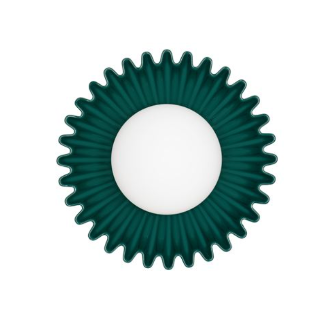 NL Petelle Green Ceramic & Opal Glass Wall Or Ceiling Light - ID 13771