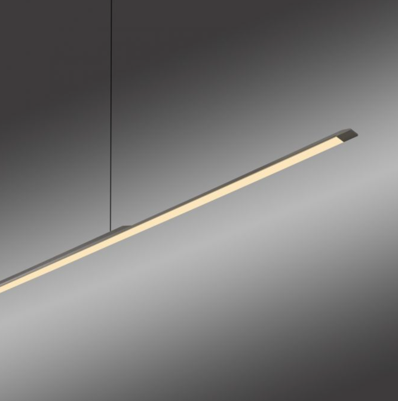 SureFlat 160 Height Adjustable Pendant Light Grey
