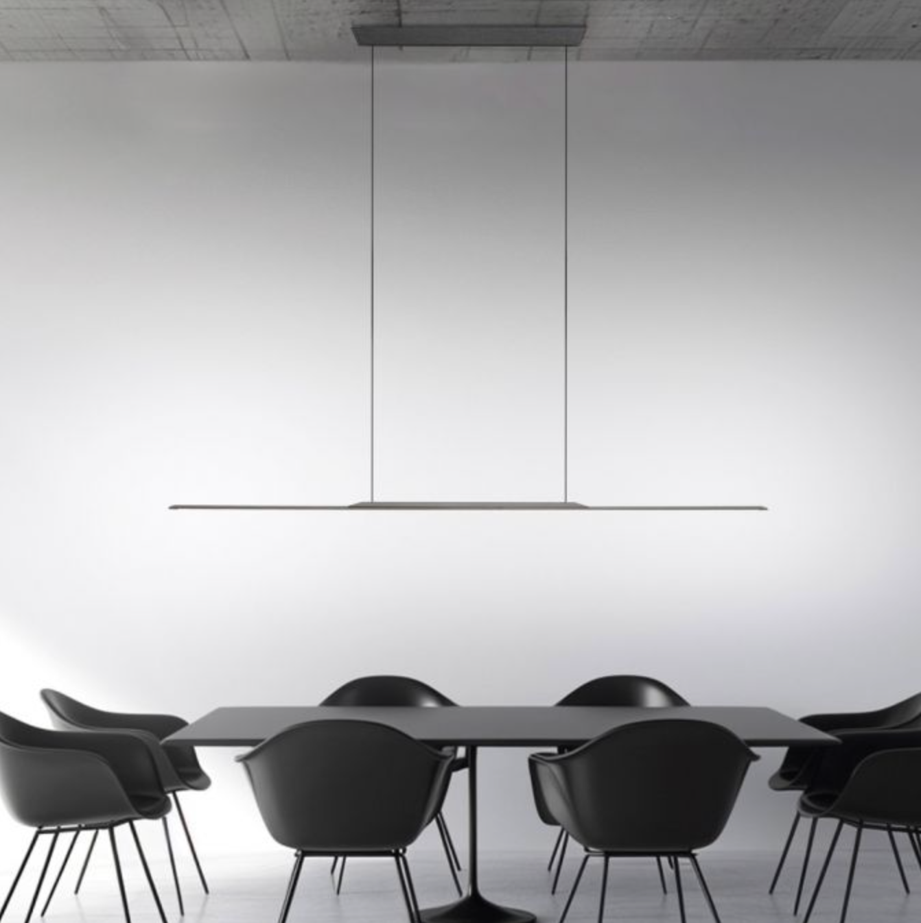 SureFlat 160 Height Adjustable Pendant Light Grey