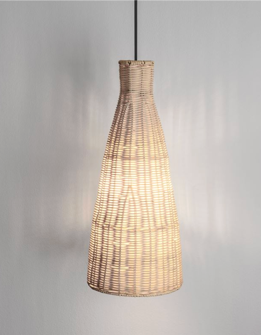 NL Relo Natural Rattan Pendant ID 14140