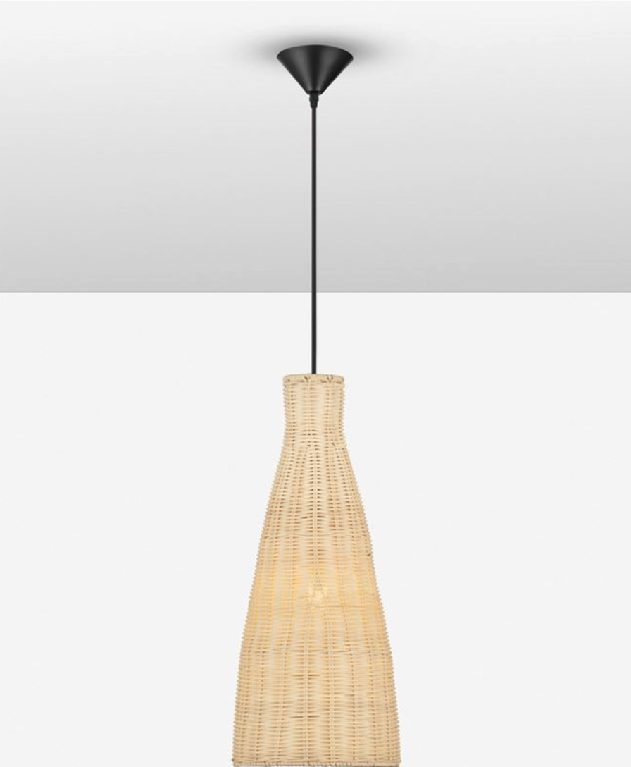 NL Relo Natural Rattan Pendant ID 14140