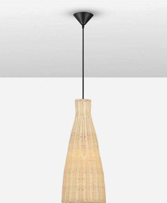 NL Relo Natural Rattan Pendant ID 14140