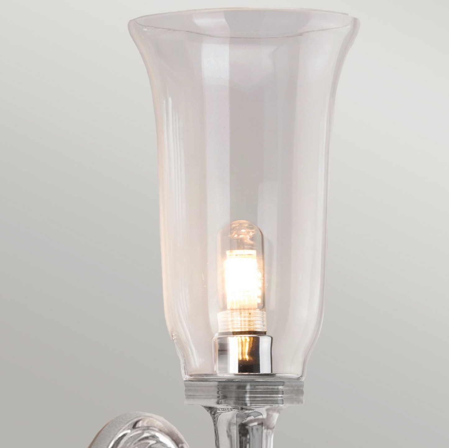 Dulwich Bathroom Single Wall Light Polished Chrome - ID 3217