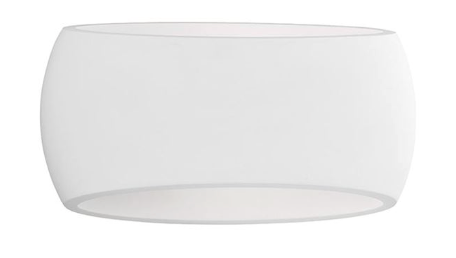 Otelli Wall Washer / Up+Down Wall Light In White Gypsum (Paint-able) - ID 14362