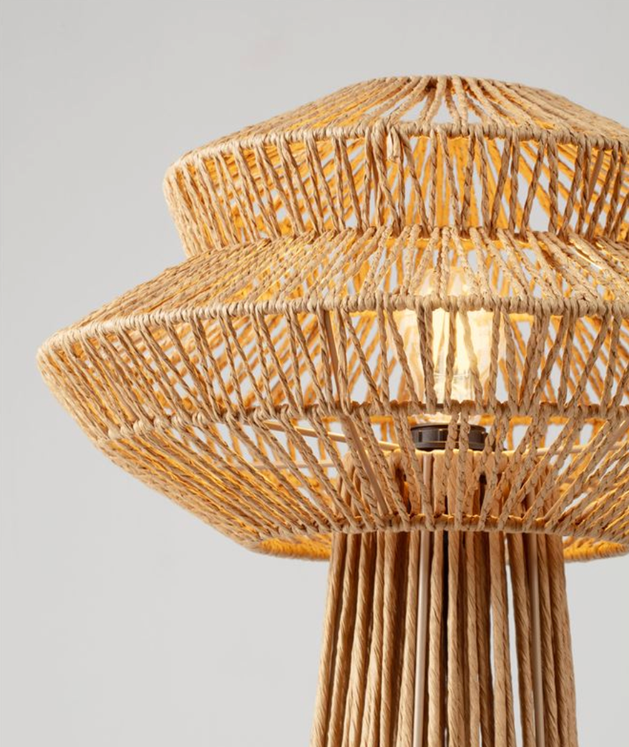 NL rope mesh floor light natural finish - ID 14483