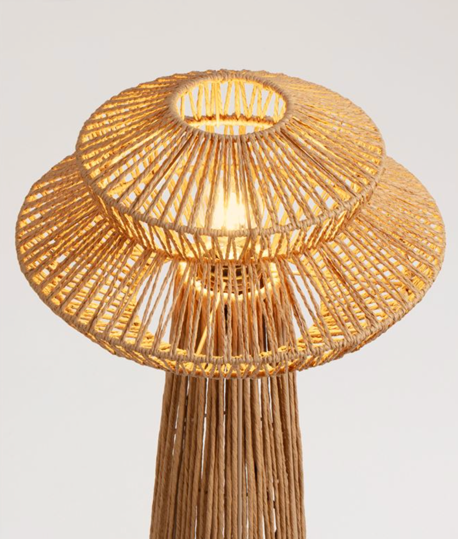 NL rope mesh floor light natural finish - ID 14483