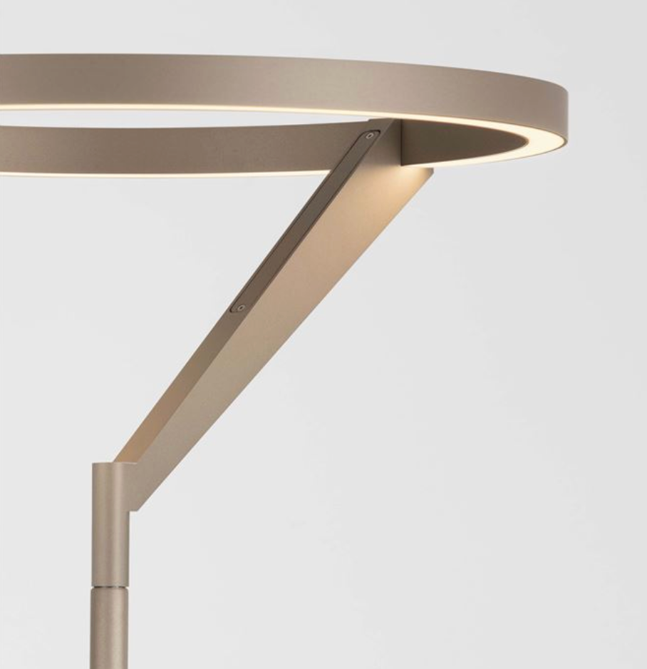 NL TILEA Brushed Mocha Touch Dimmable Floor Light - ID 14522