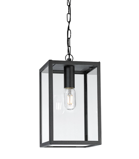 Oten Exterior Chain Pendant Box Lantern - ID 14633