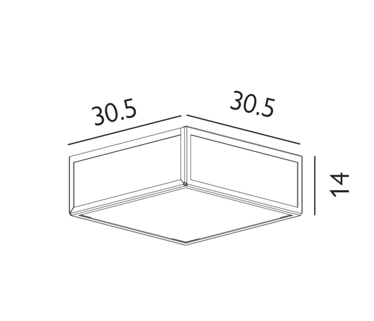 Oten 2lt Flush Exterior Light - ID 14635