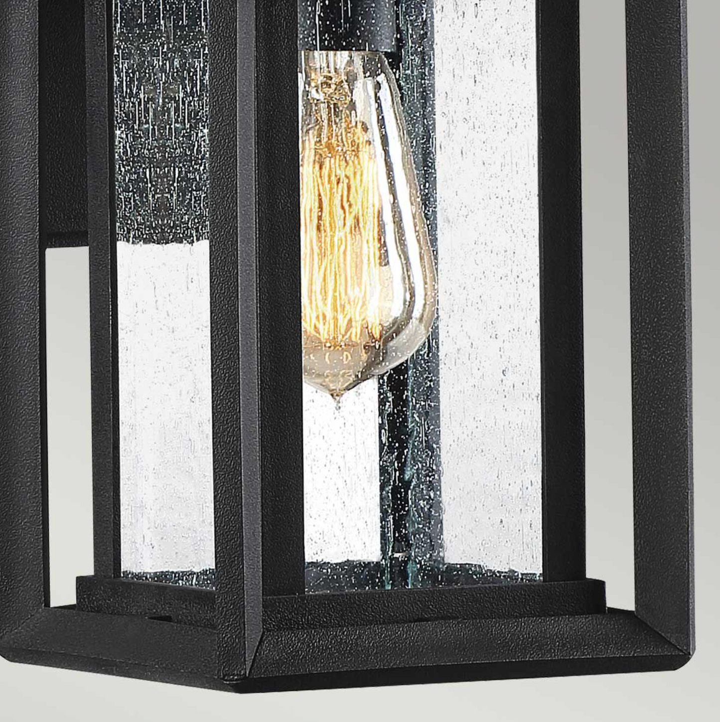 Evelyn Small Black Exterior Wall Lantern - ID 14639