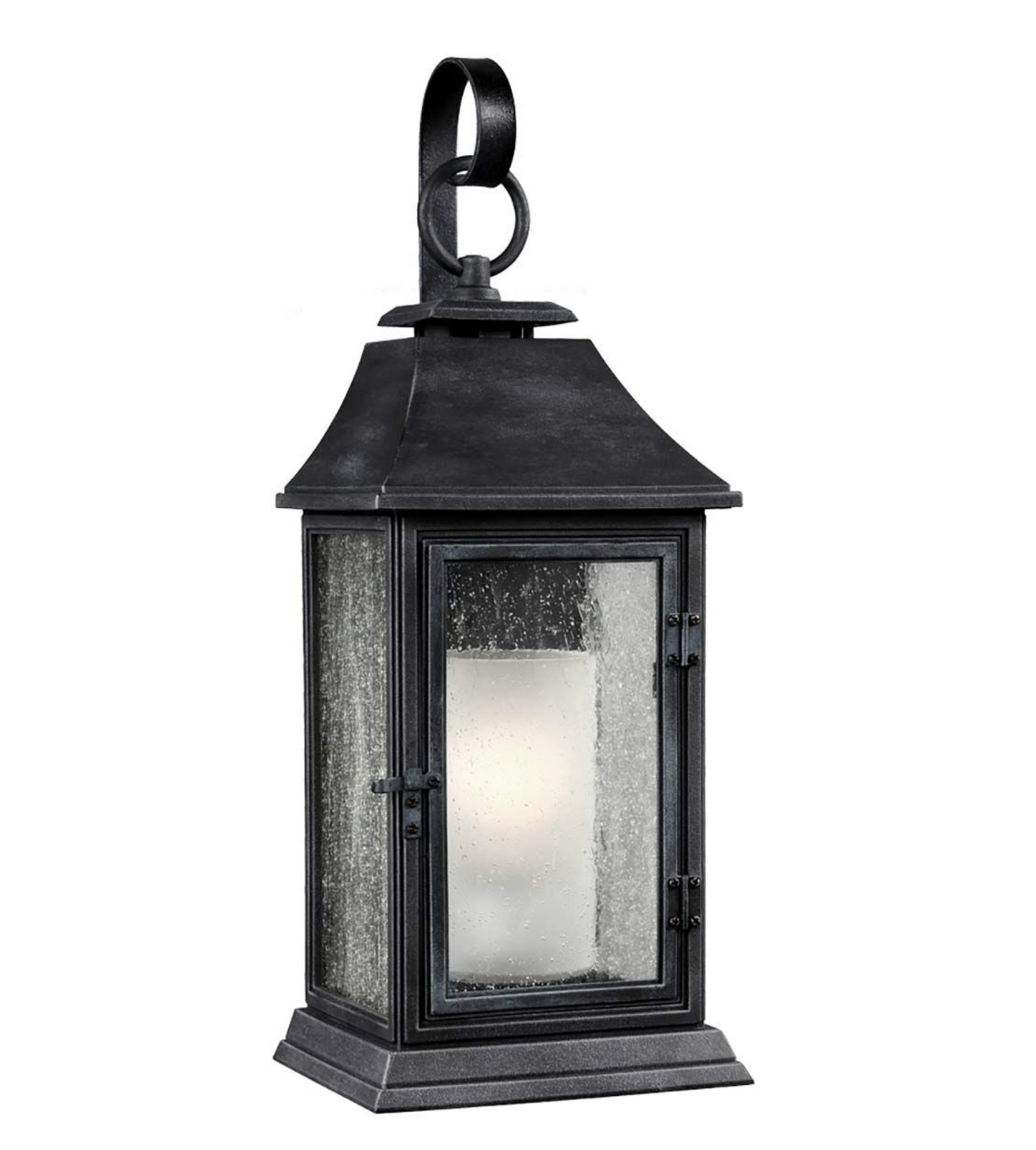 Herd Weathered Zinc Large Exterior Wall Lantern - ID 14649