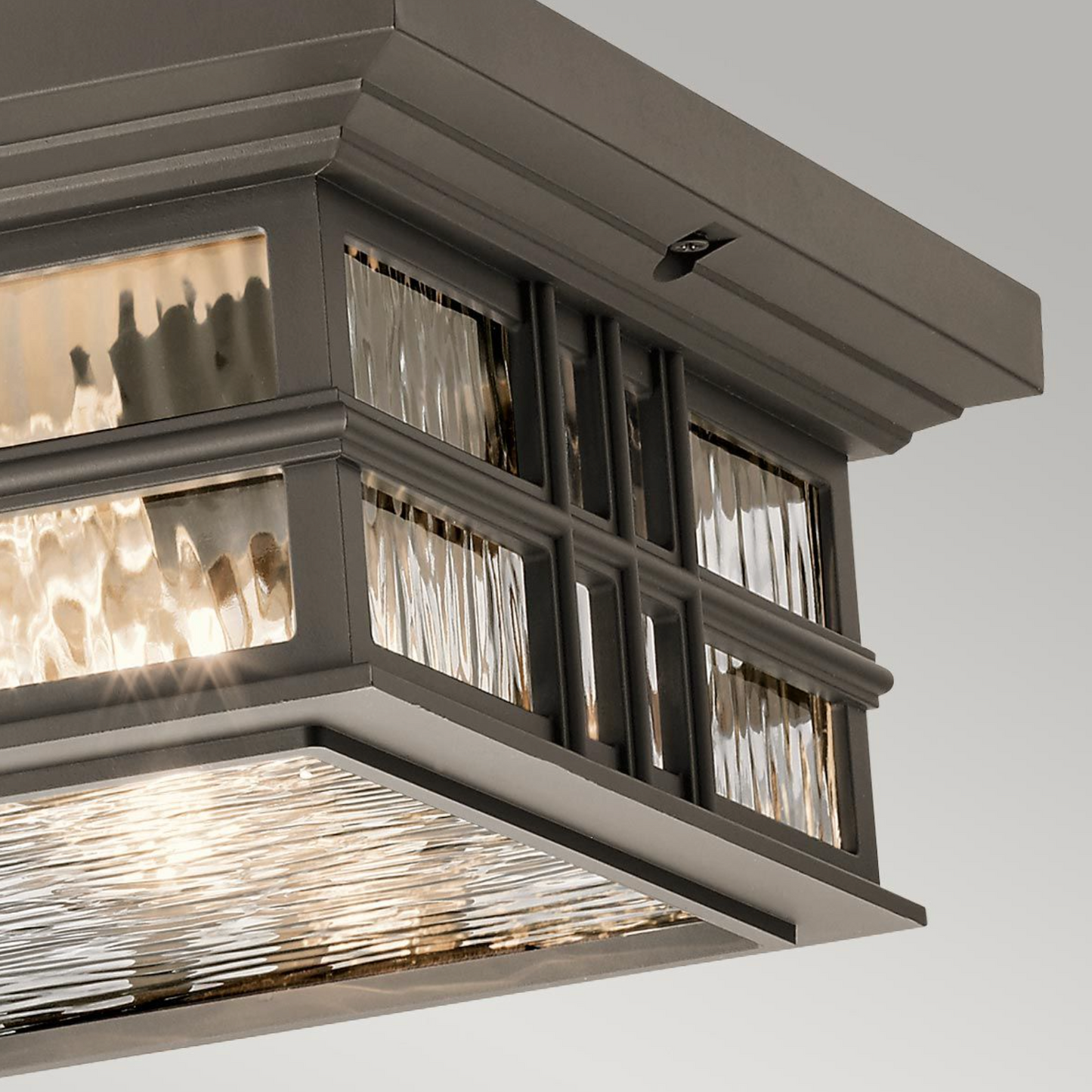 Akari Old Bronze Exterior Flush Lantern - ID 14651