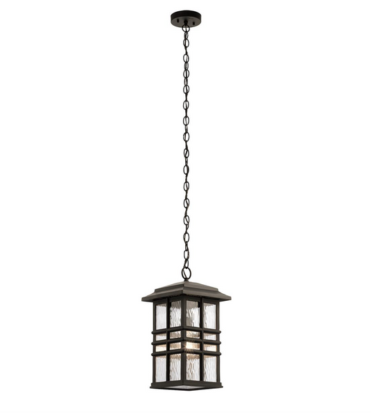 Akari Old Bronze Exterior Chain Lantern - ID 14652