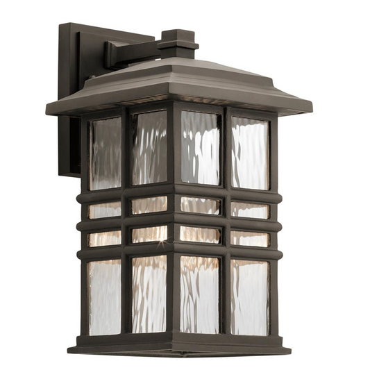 Akari Old Bronze Medium Exterior Wall Lantern - ID 14654