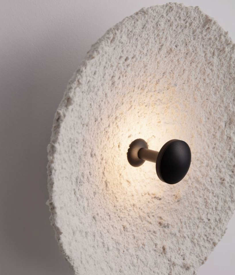 INA Handmade Medium White Decorative Wall Light - ID 14661