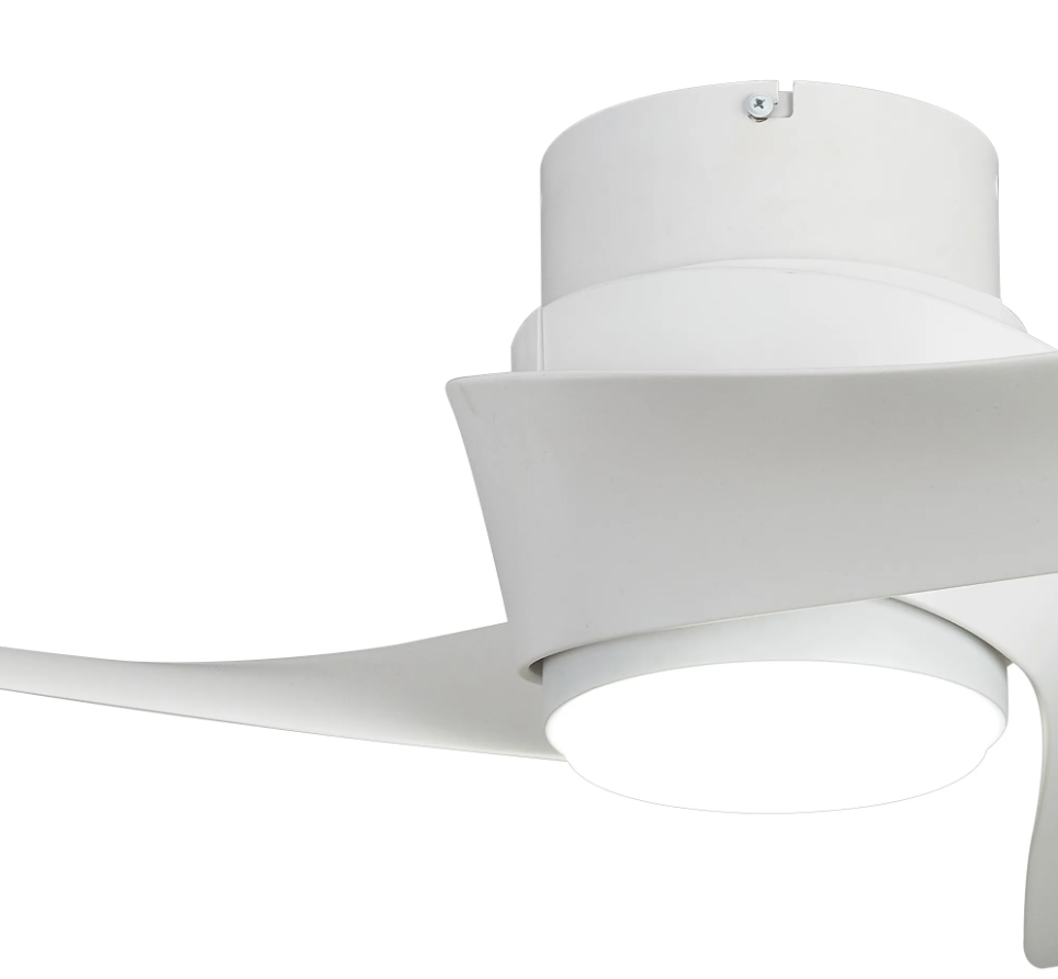 Nuuk 79.5cm White 24W LED Ceiling Fan - ID 14691