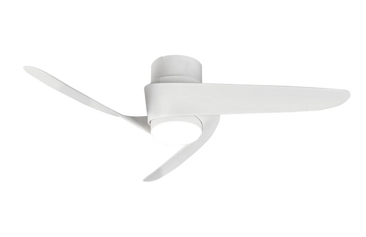 Nuuk 100cm White 24W LED Ceiling Fan - ID 14695