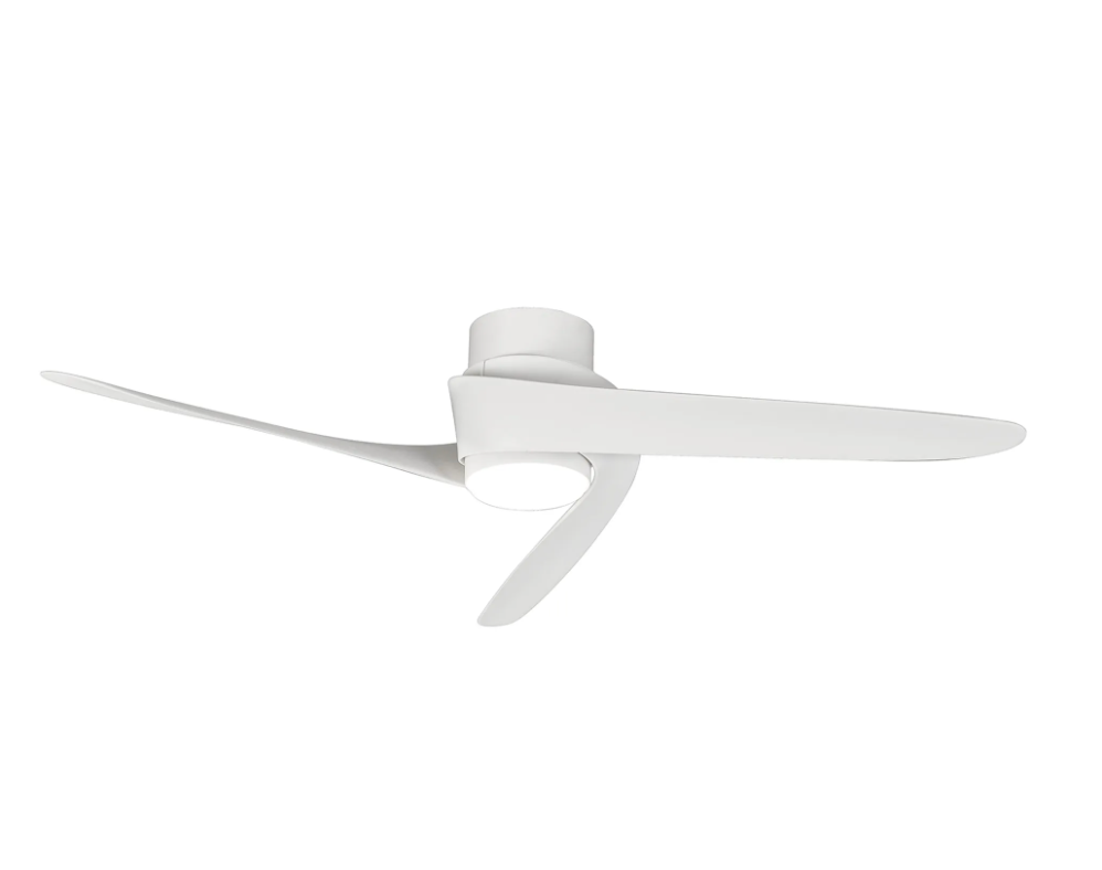 Nuuk 122cm White 24W LED Ceiling Fan - ID 14700