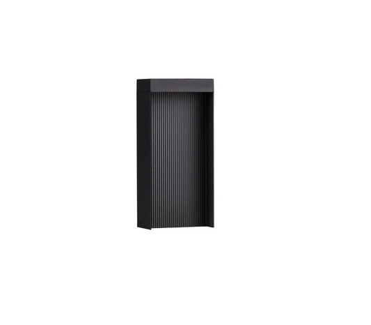 Avenue 30cm Dark Anthracite Exterior Coastal Bollard - ID 14719