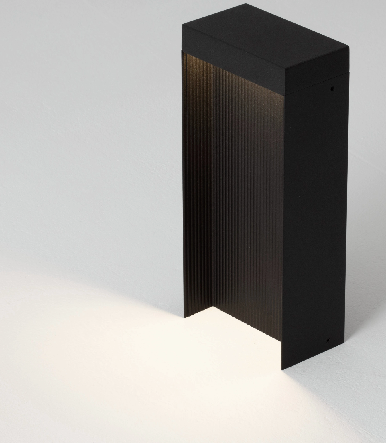 Avenue 30cm Dark Anthracite Exterior Coastal Bollard - ID 14719