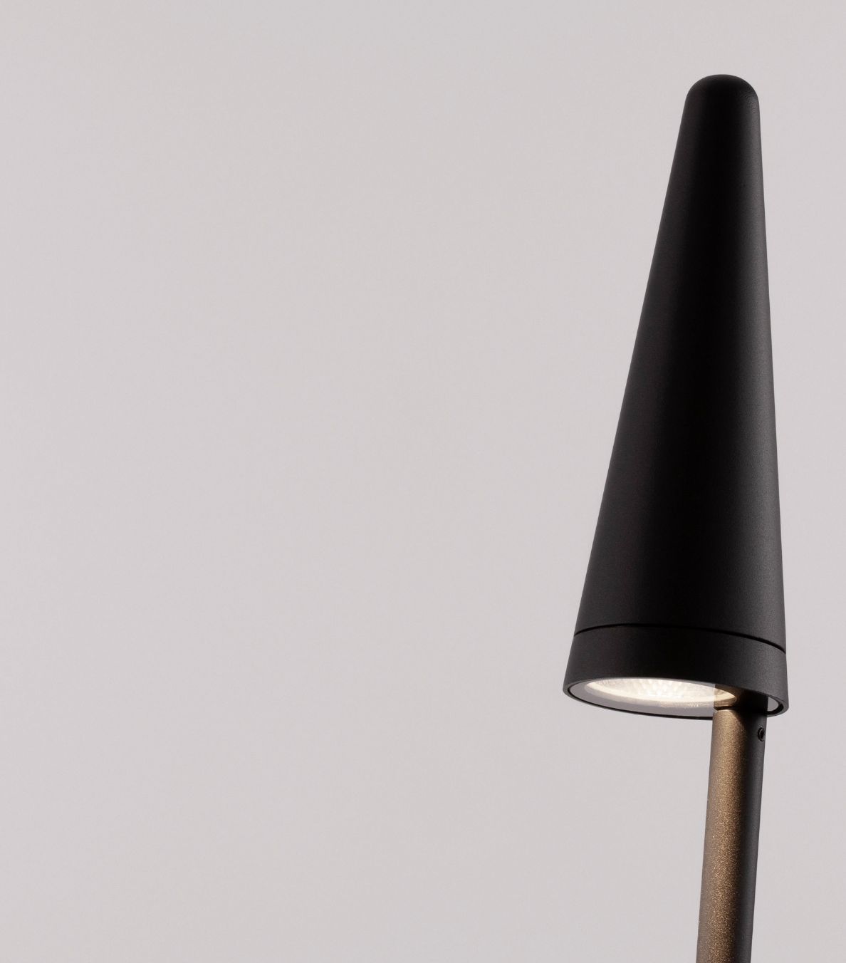 Thorpe Duel Sleek Dark Anthracite Exterior Bollard - ID 14723