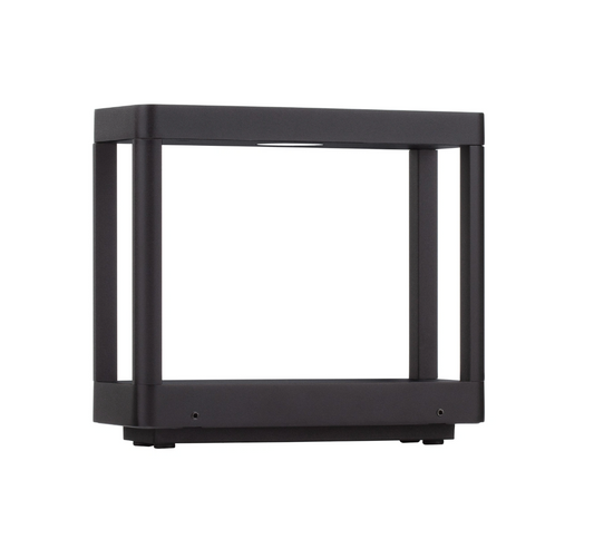 Dirac Small Dark Anthracite Exterior 8W Box Bollard - ID 14751