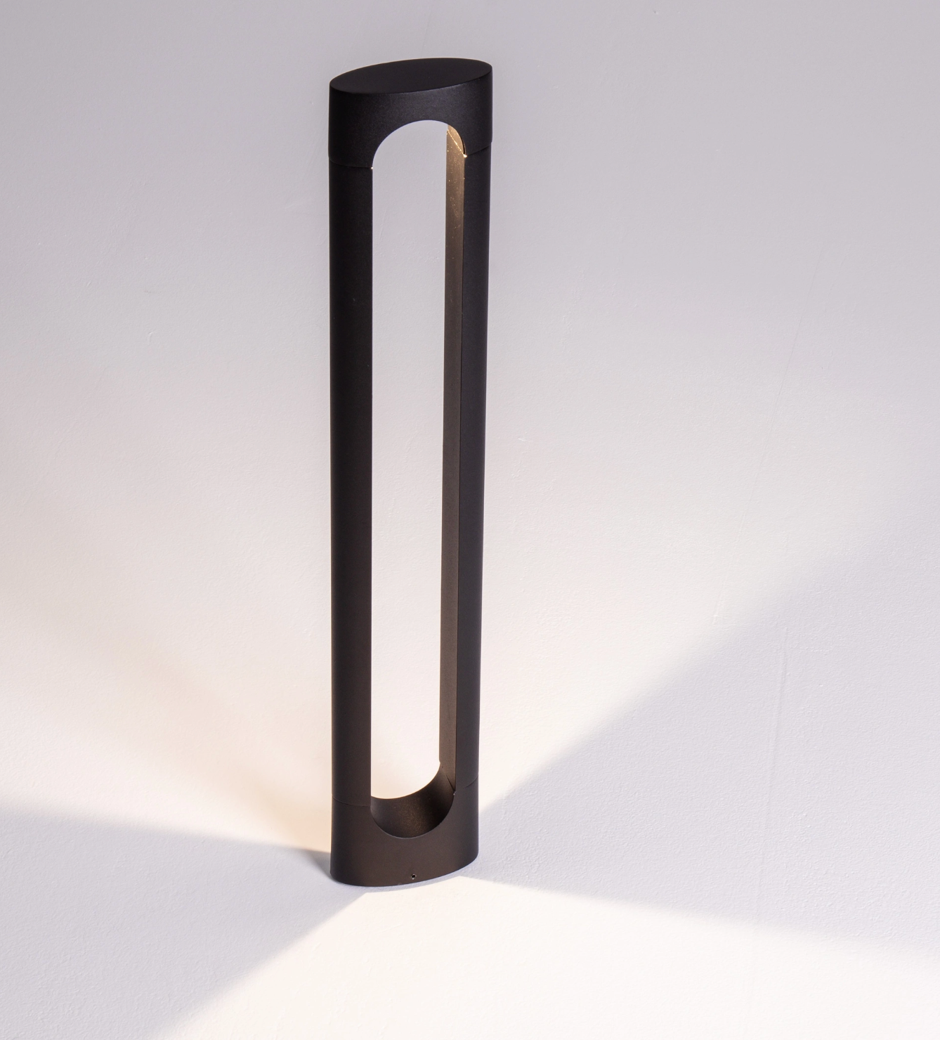Raid 65cm Sandy Black Exterior Bollard - ID 14755