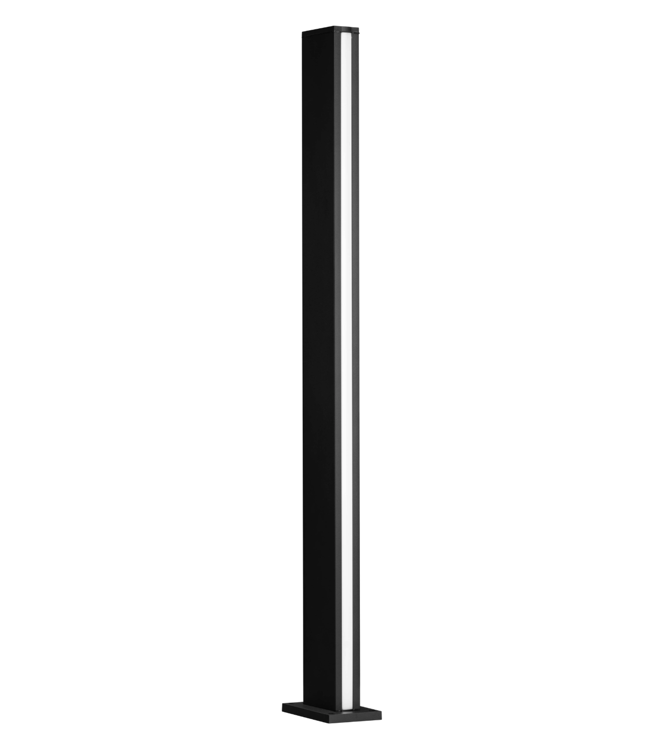 Sabre 120cm Minimalistic Dark Anthracite Exterior Bollard - ID 14758