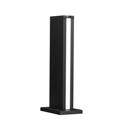 Sabre 40cm Minimalistic Dark Anthracite Exterior Bollard - ID 14760