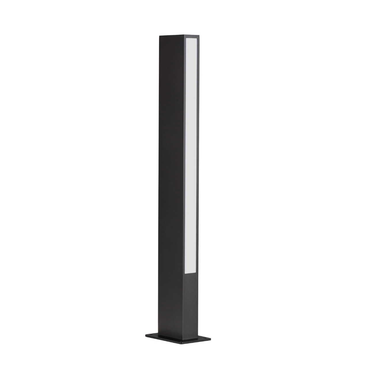 Tachi 60cm Minimalistic Sandy Black Exterior Bollard - ID 14762