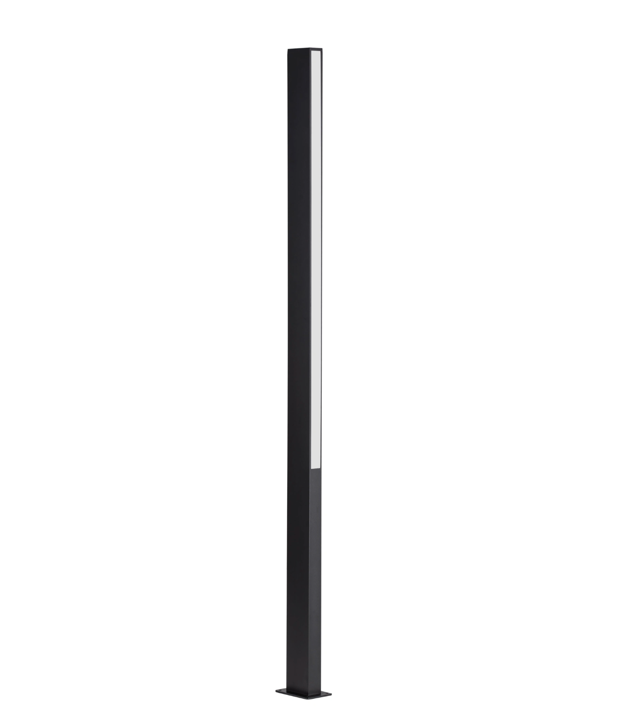 Tachi 150cm Minimalistic Sandy Black Exterior Bollard - ID 14764