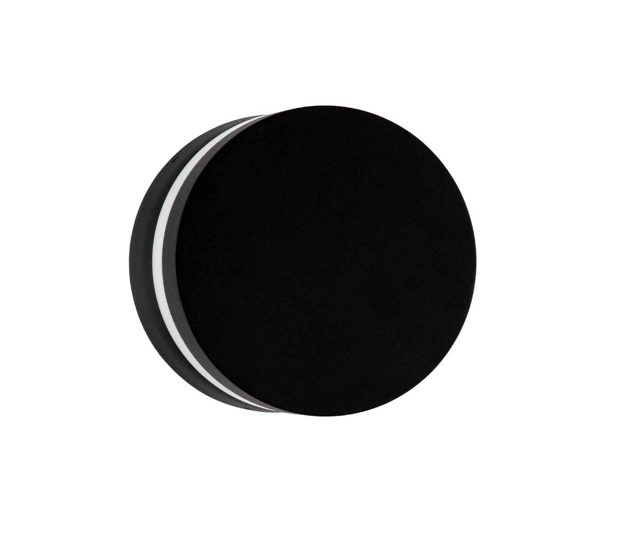 Skye Small Sandy Black Exterior Round Wall Light - ID 14765