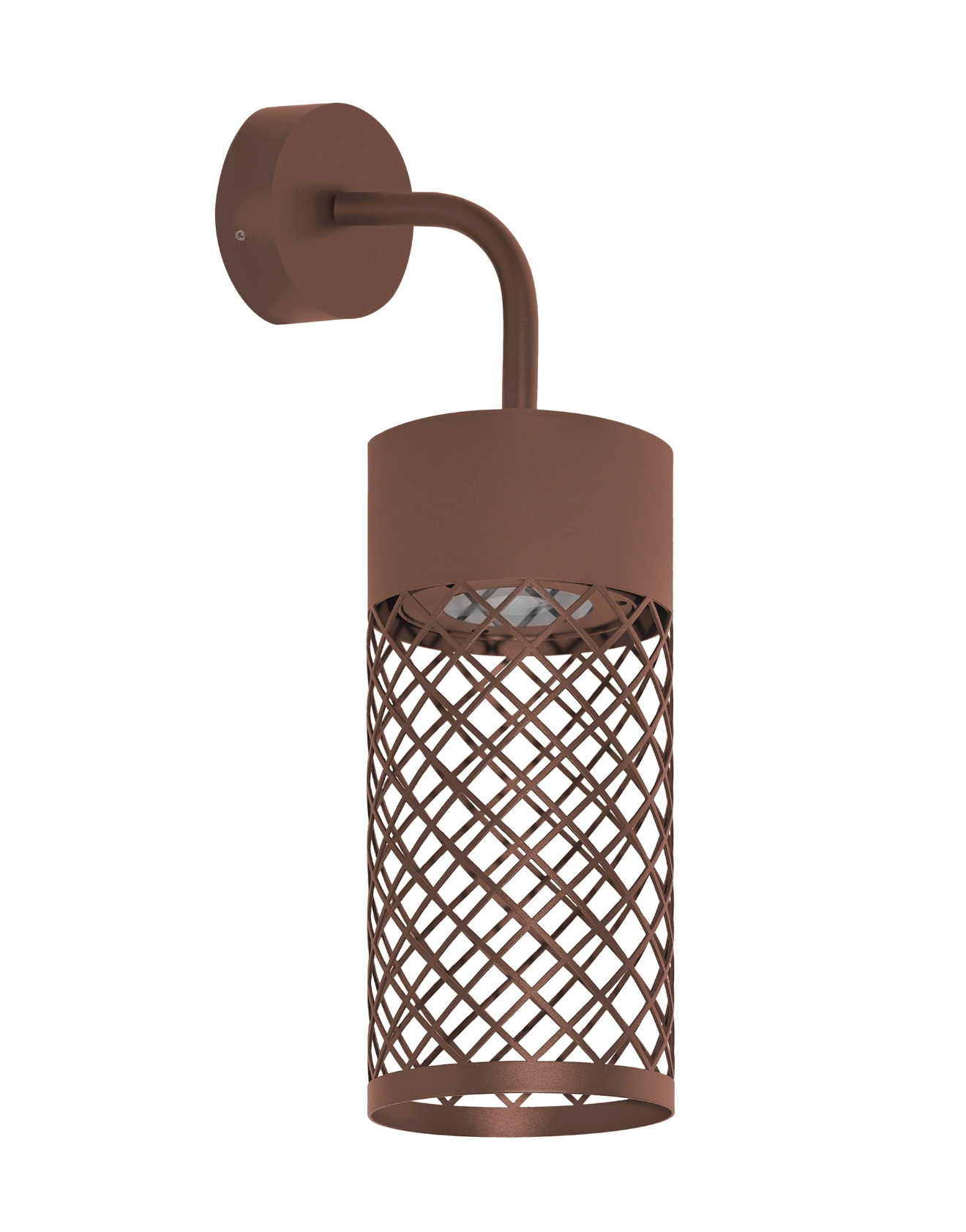 Crue Corten Intwined Metal Exterior Wall Light - ID 14771