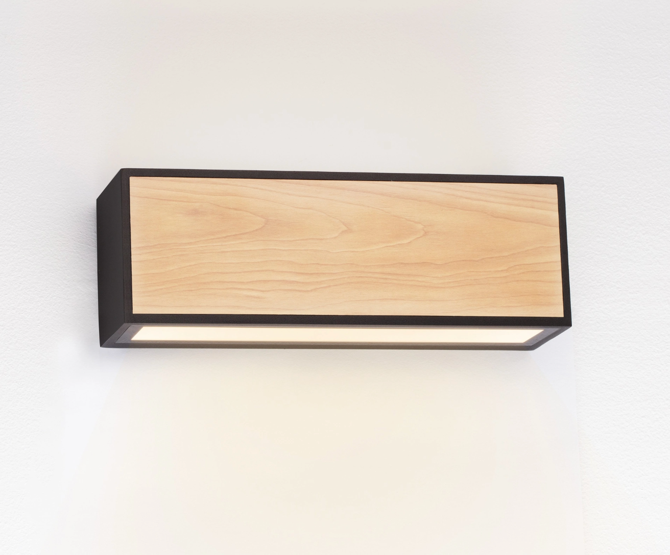 Talsa Black/Wood Rectangular Decorative Exterior Box Lantern - ID 14788