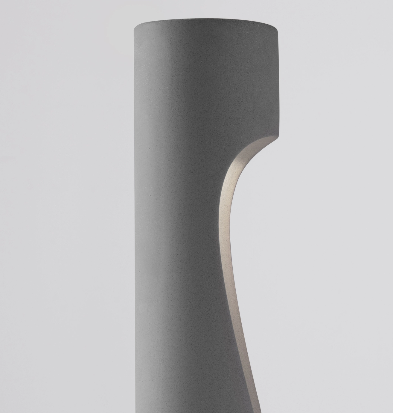 Core 50cm Grey Cement Exterior Coastal Bollard - ID 14792