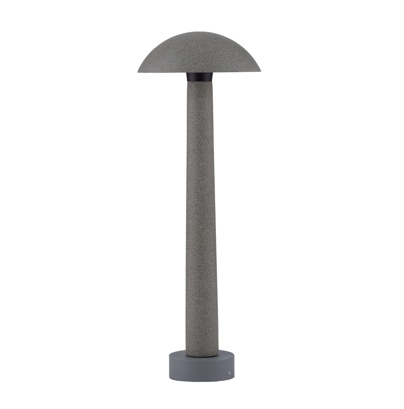 Morel 55cm Black Sandstone Cement Exterior Coastal Bollard - ID 14796