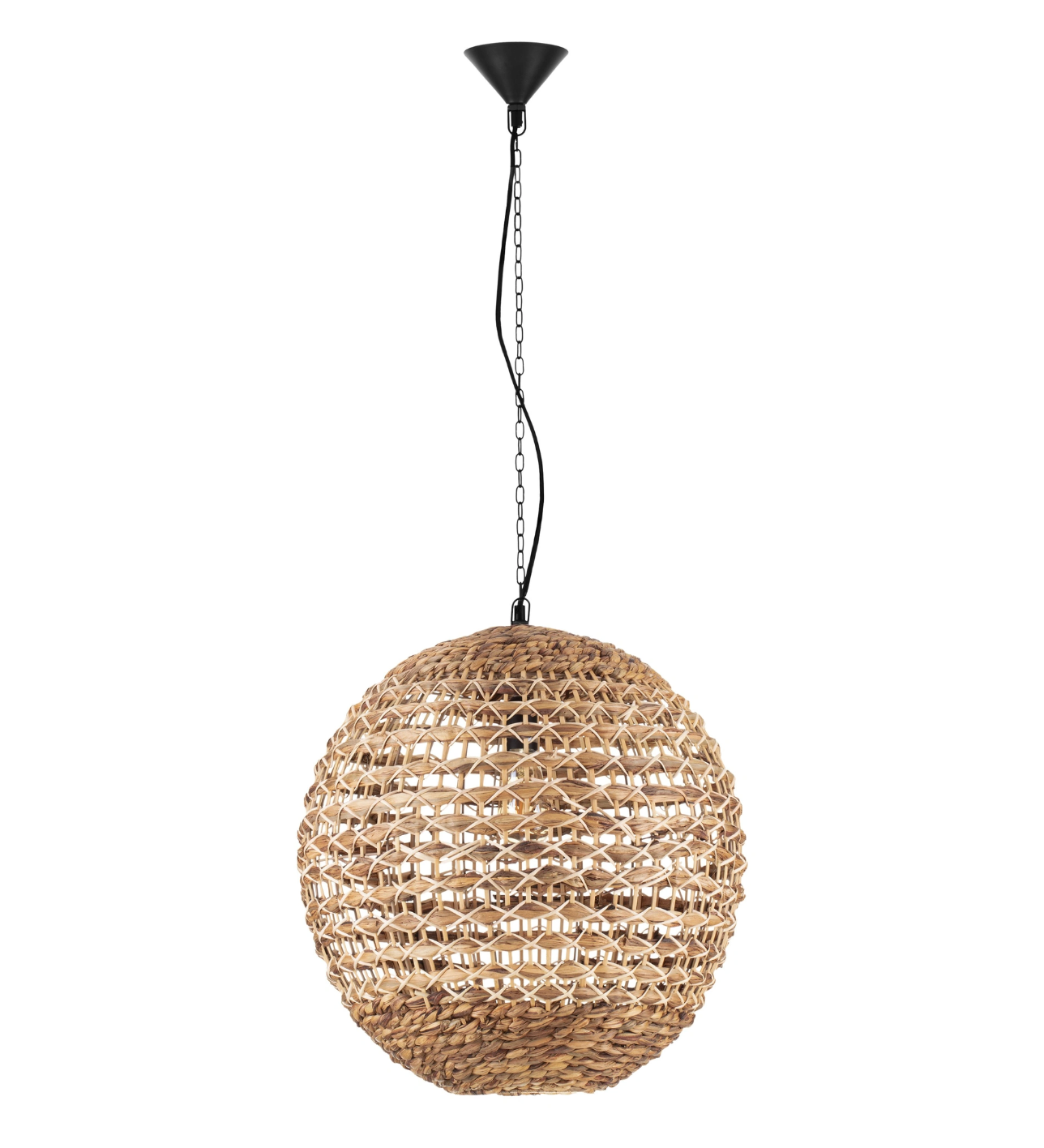 Sari Sphere Natural Woven Pendant Light - ID 14816