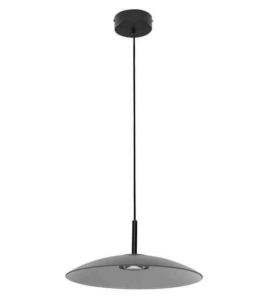 Life 40cm Smokey Glass Disc Pendant - ID 14830