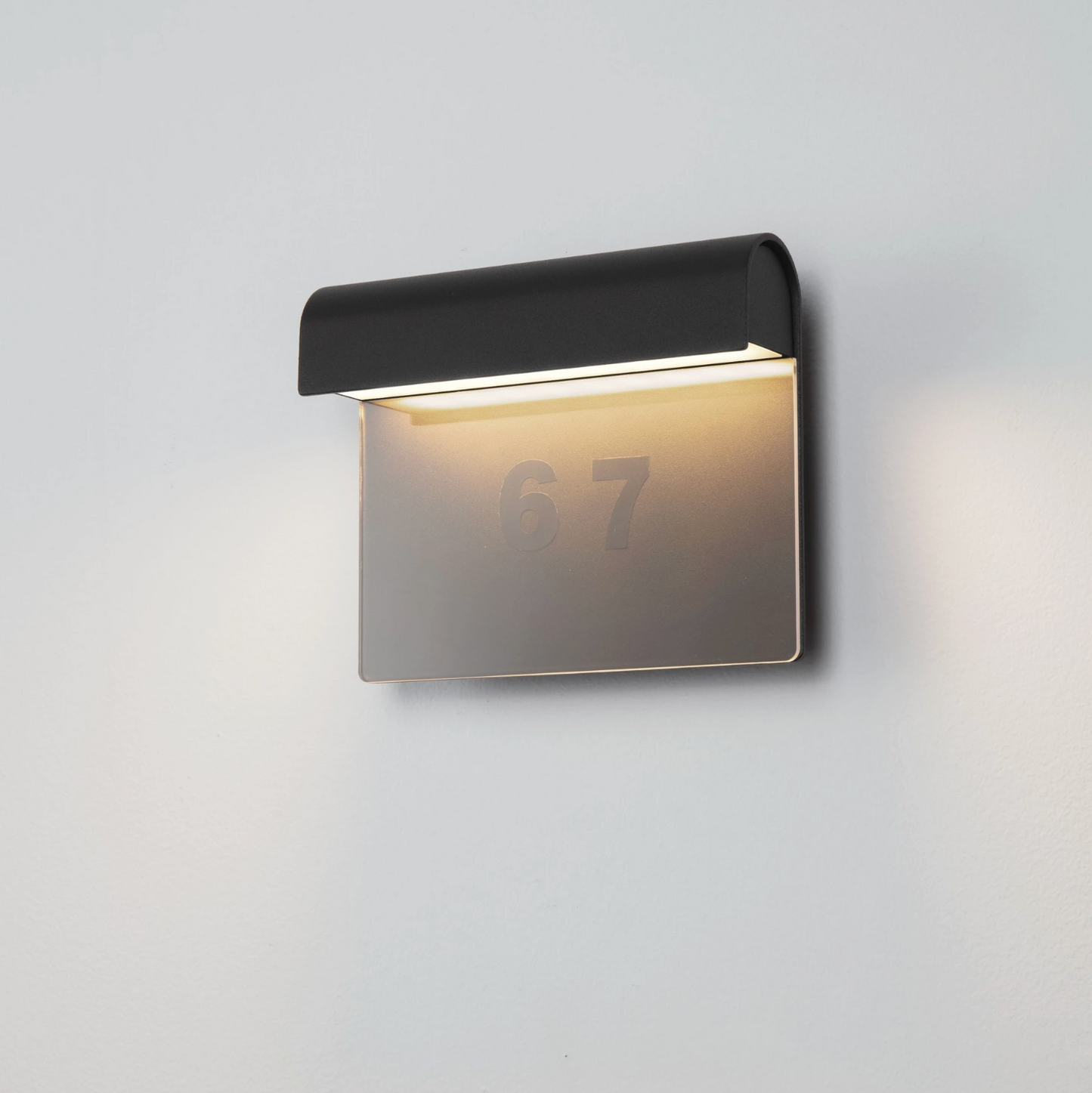 NL Landi Black Outdoor Wall Light IP54 - ID 14676