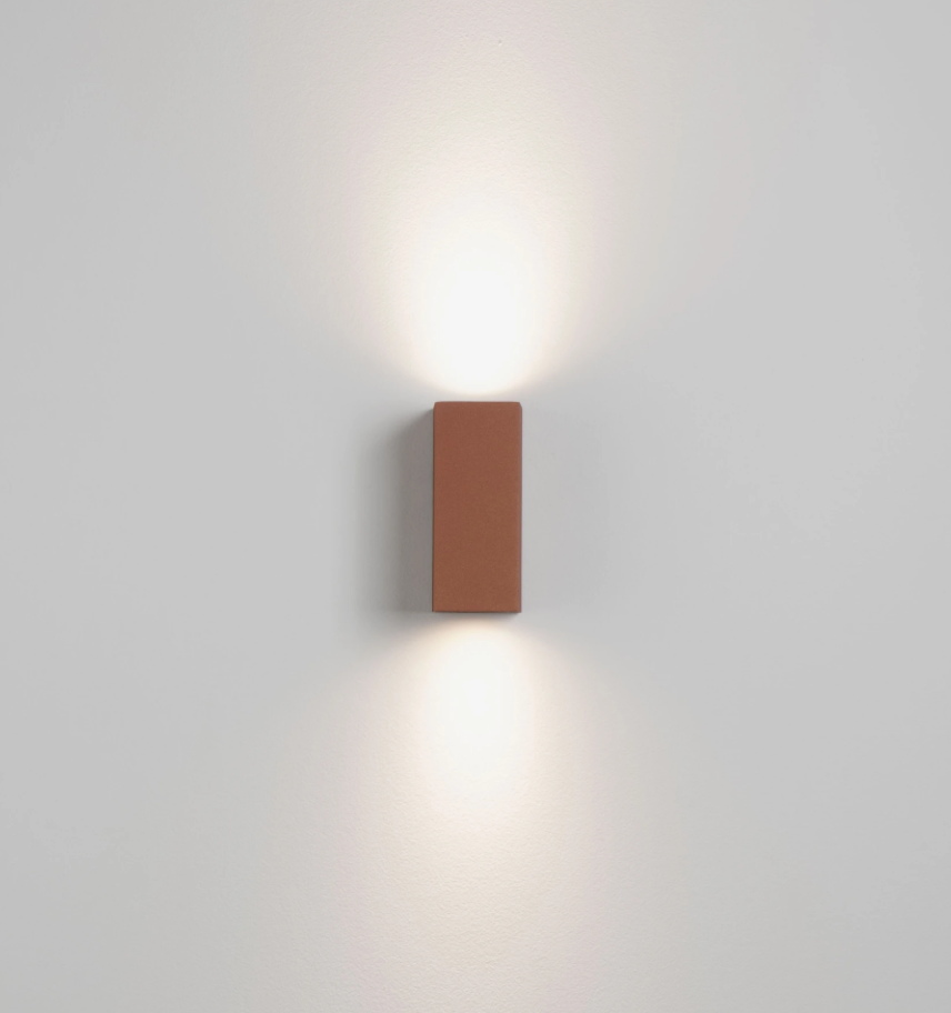 TOME Orange IP65 Outdoor 2lt Wall Light - ID 14924