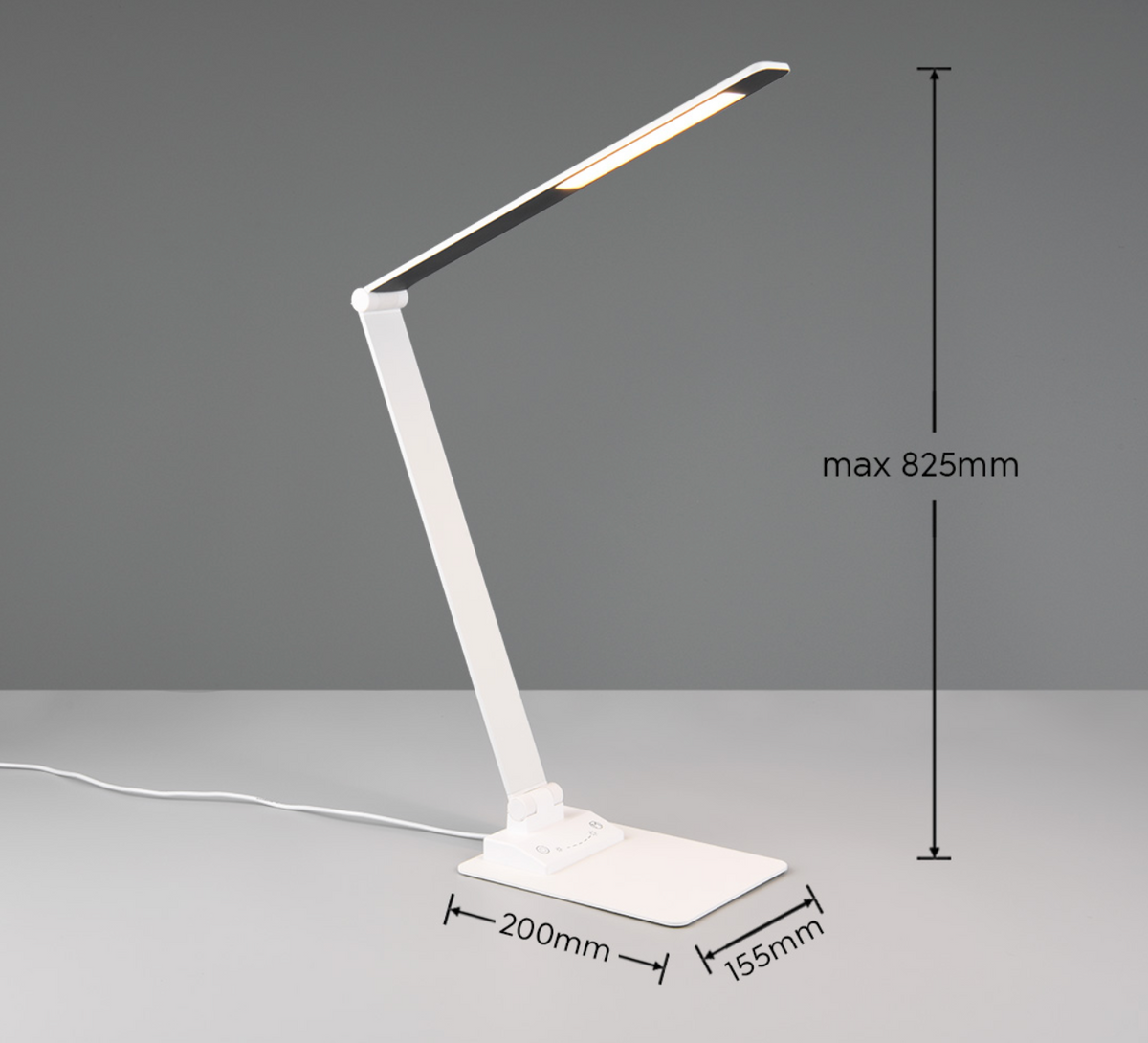 SAV Adjustable White Desk Lamp - ID 14951