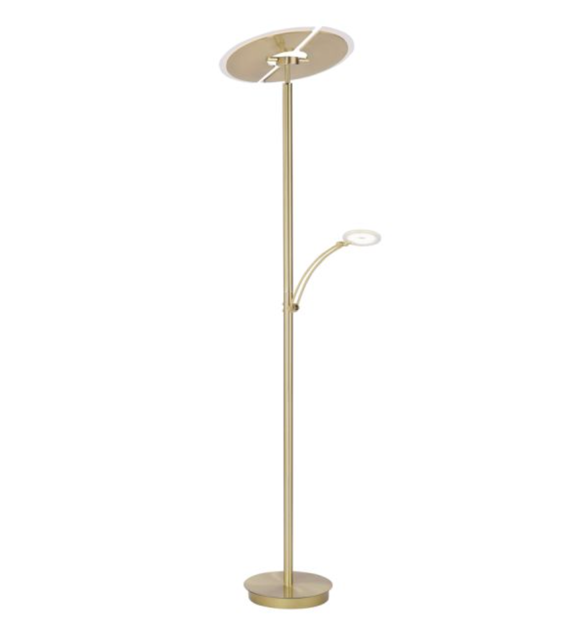 TRUM Adjustable Brass Mother and Child Floor Lamp - ID 14967