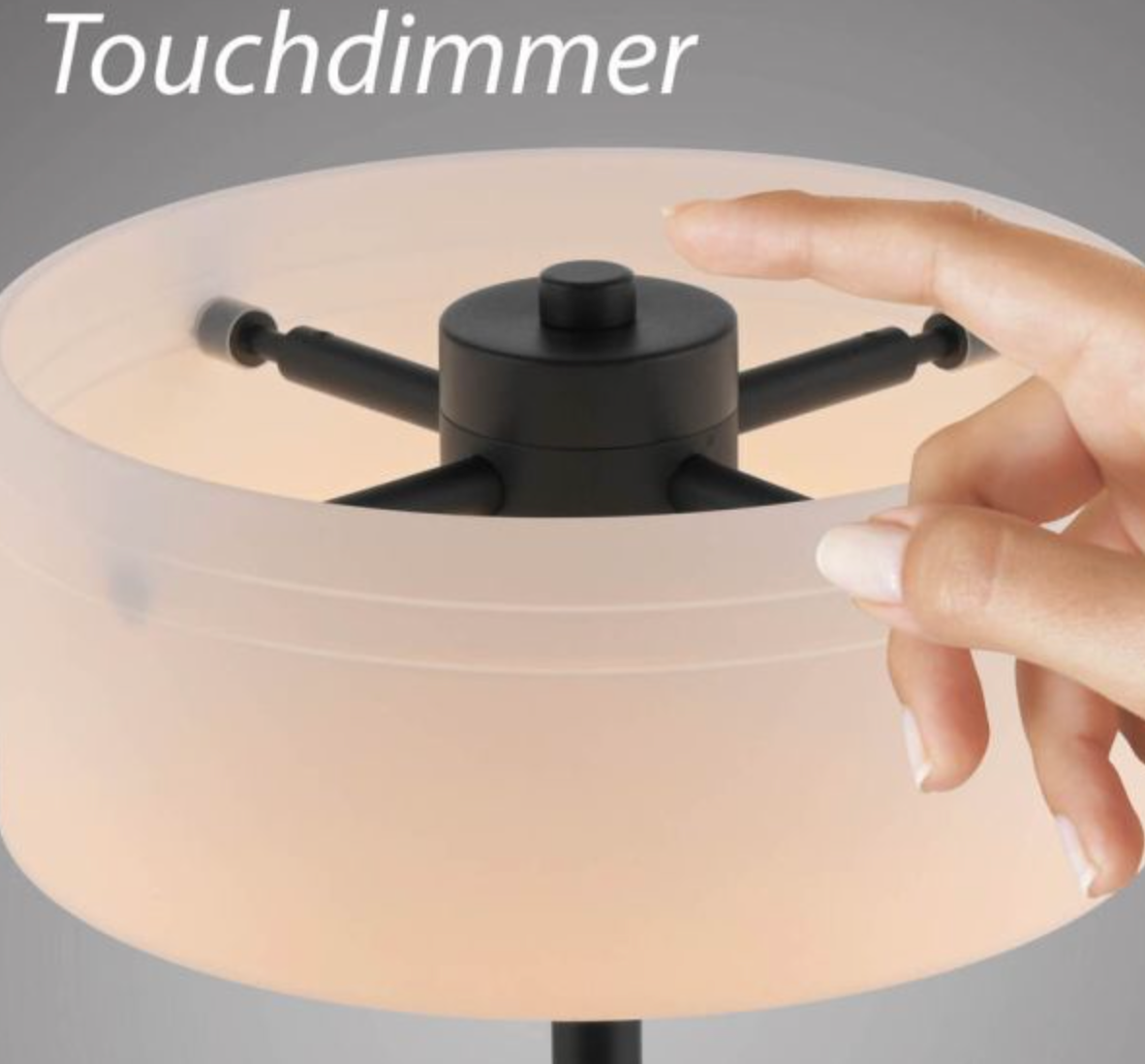 MAKI Black LED Touch Table Lamp - ID 14971