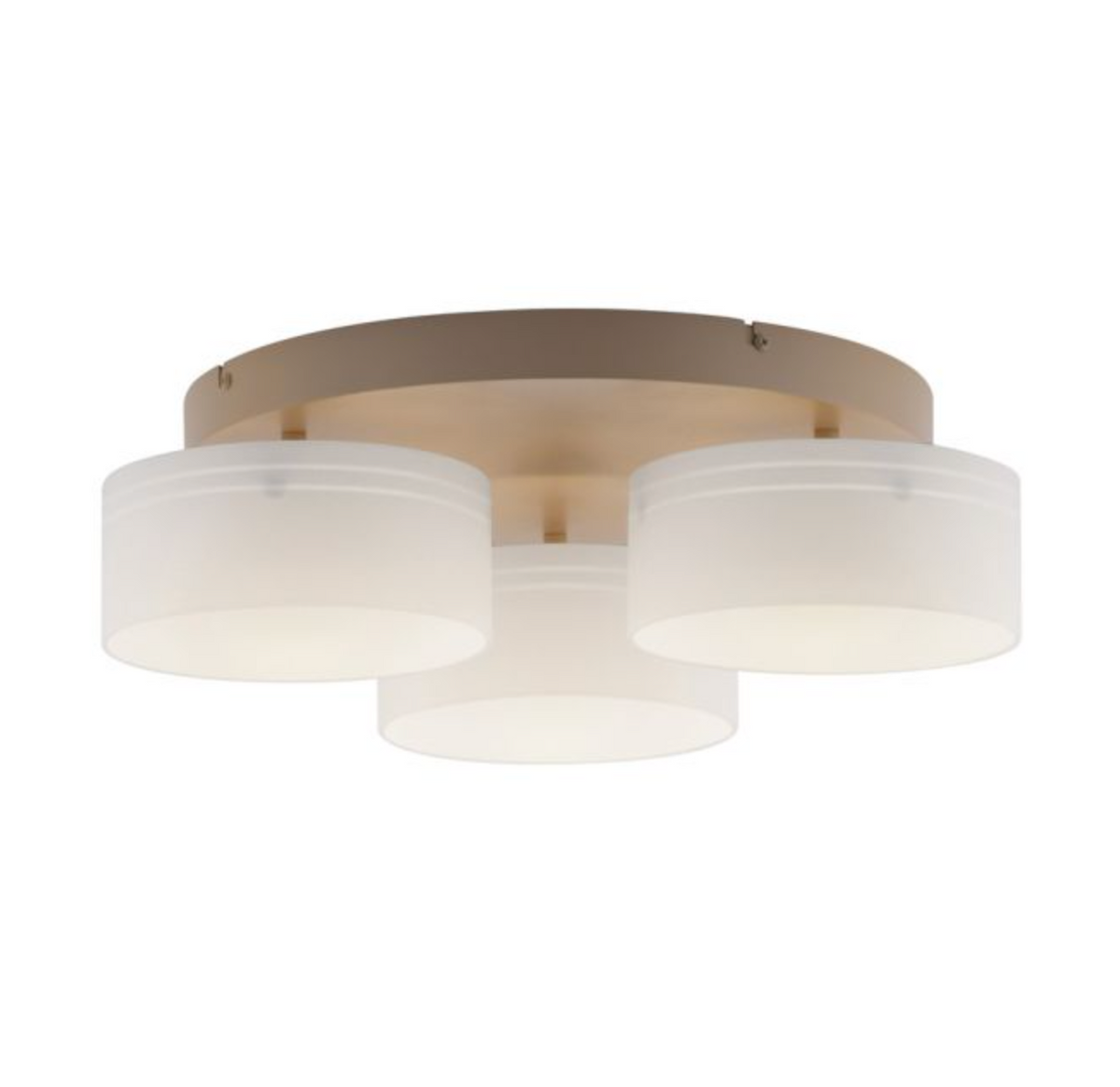 MAKI Sand LED 3 Light Flush Ceiling Light - ID 14974