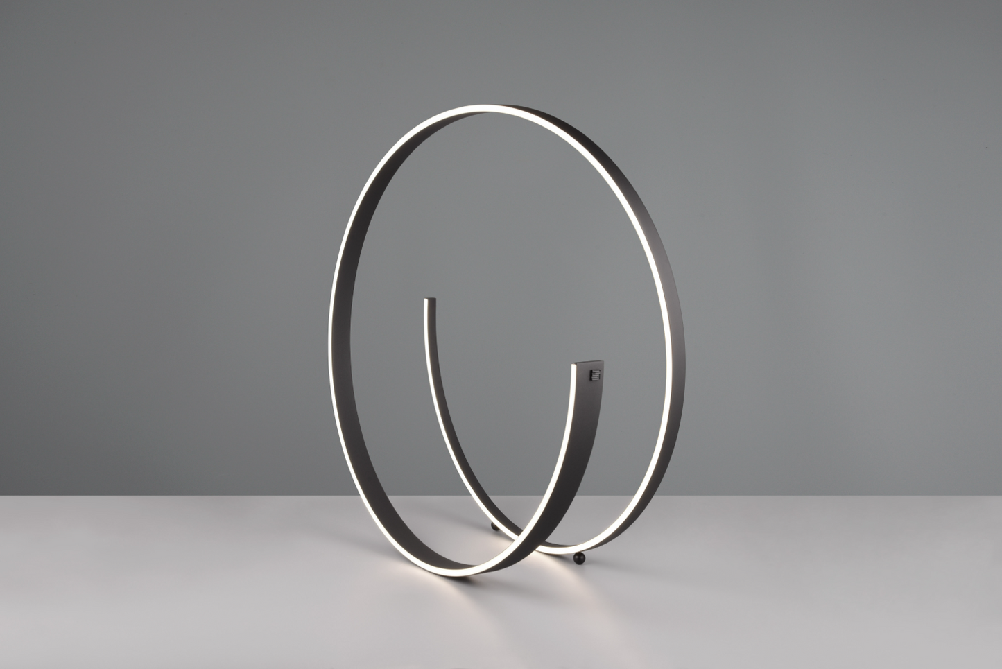 INA Matt Black Tapered Ribbon Dim to Warm LED Floor Lamp - ID 14993