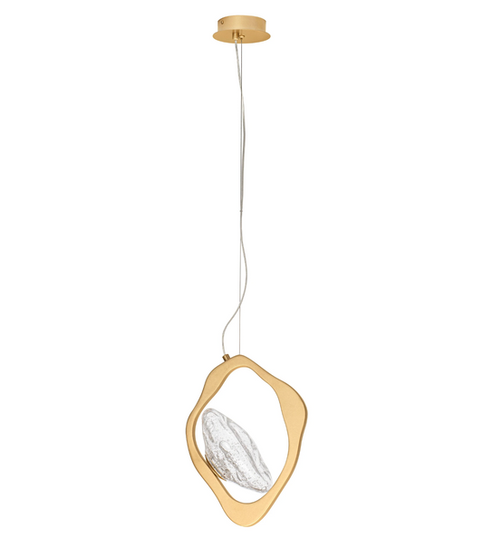 Ovell Decorative Gold 1 Light Single Pendant - ID 15064