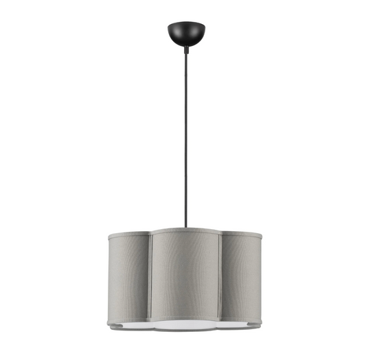 OSY Scalloped Grey Single Pendant - ID 15084