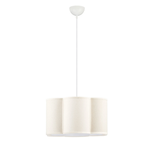 OSY Scalloped Beige Single Pendant - ID 15085