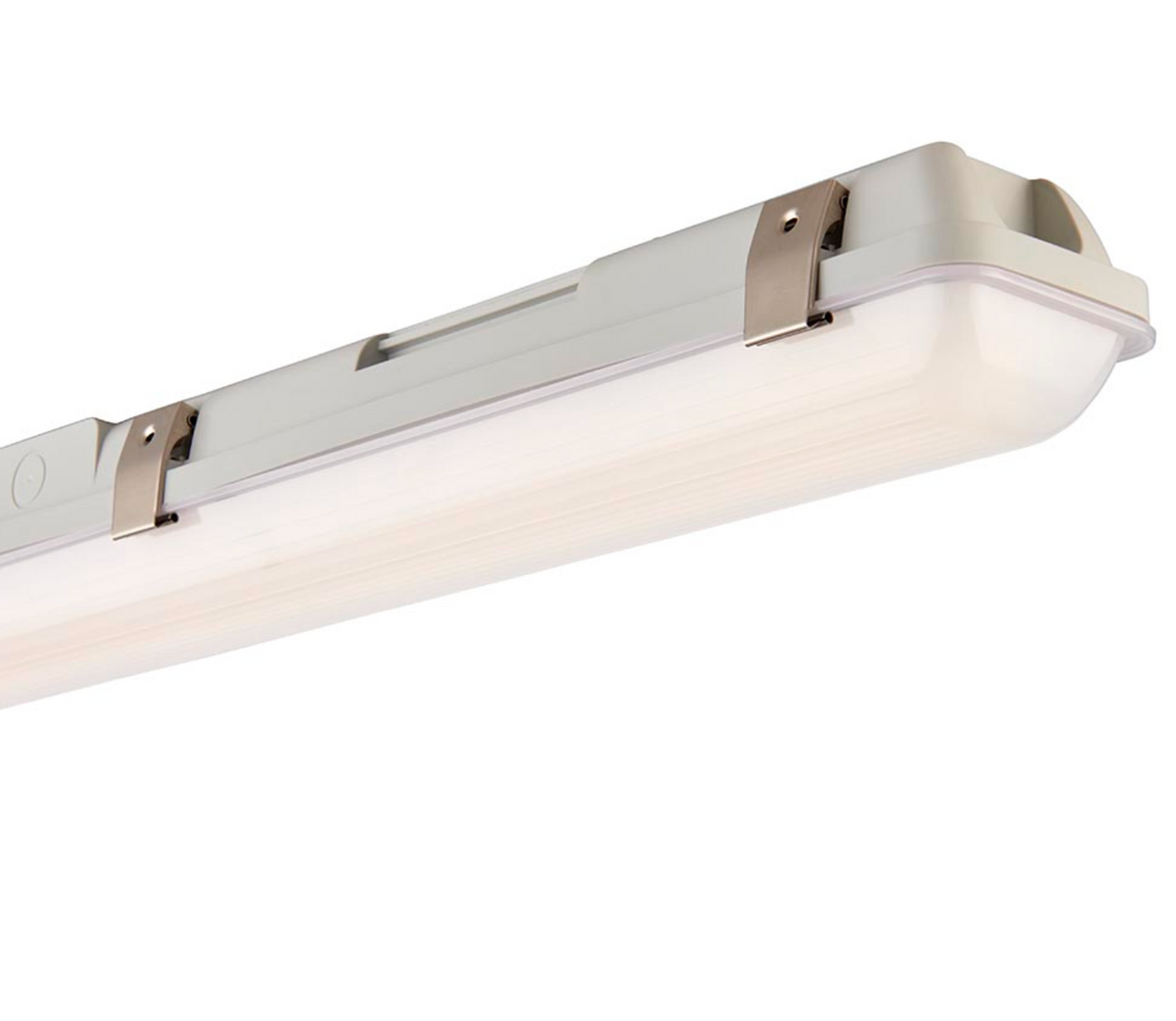 Frosted & Grey 4ft LED IP65 Batten Light - ID 15089