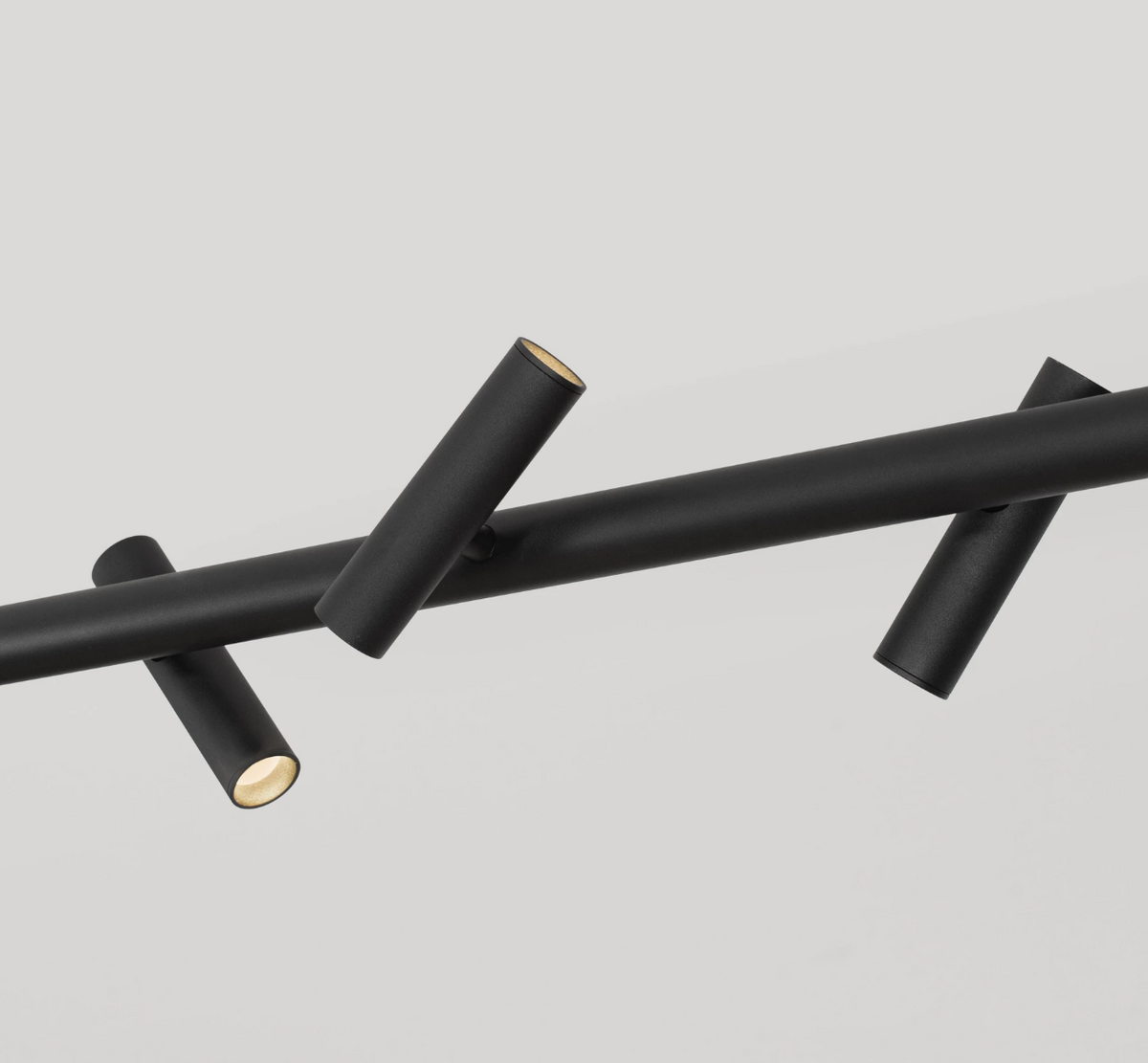 Leva Spot Sleek Black Linear Bar Pendant - ID 15095